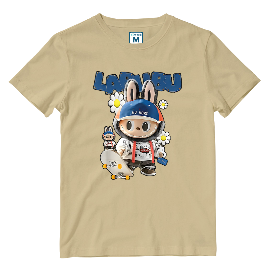 Cotton Shirt: Funny Labubu Labubu Party Men Boy