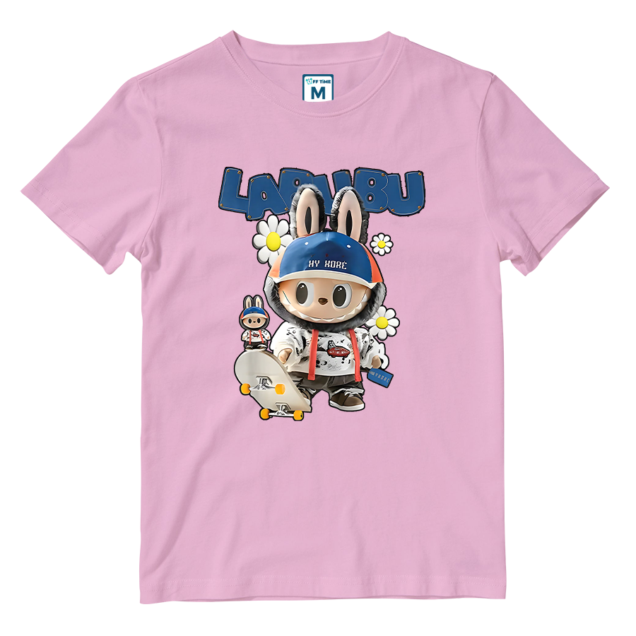 Cotton Shirt: Funny Labubu Labubu Party Men Boy