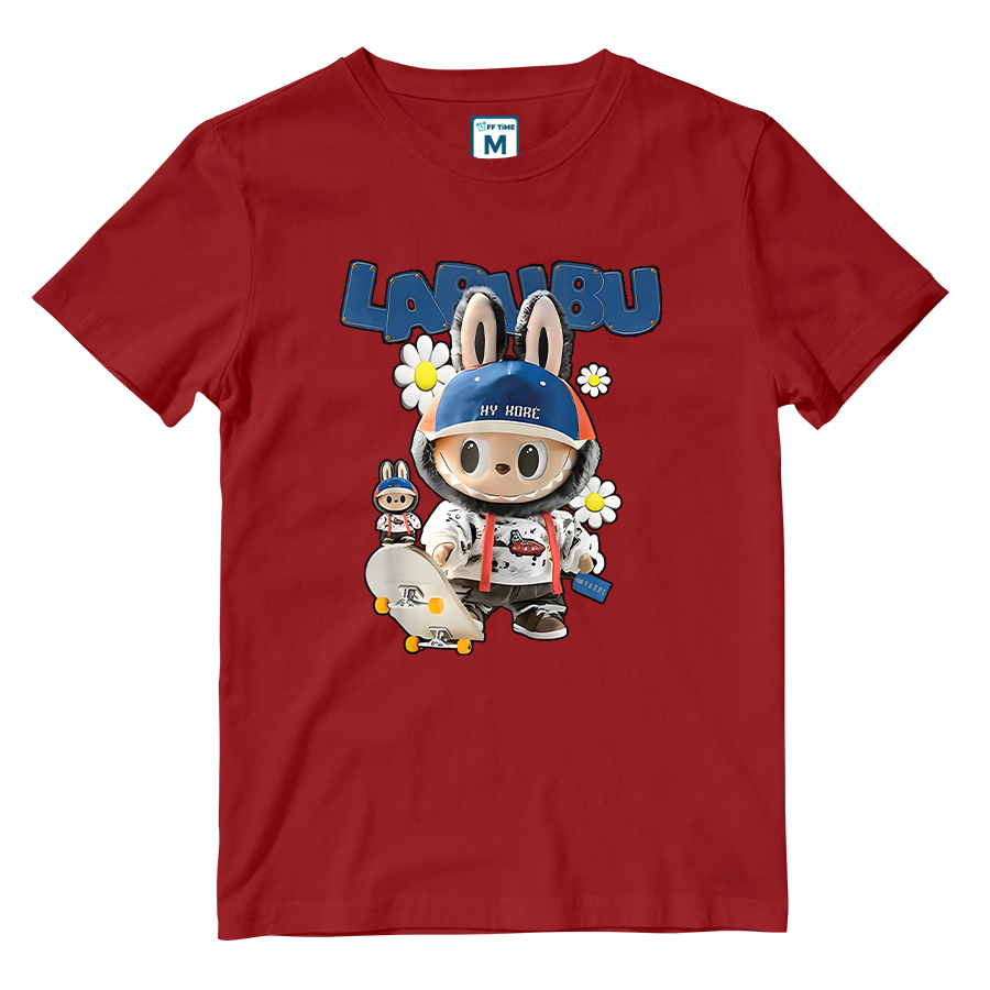 Cotton Shirt: Funny Labubu Labubu Party Men Boy