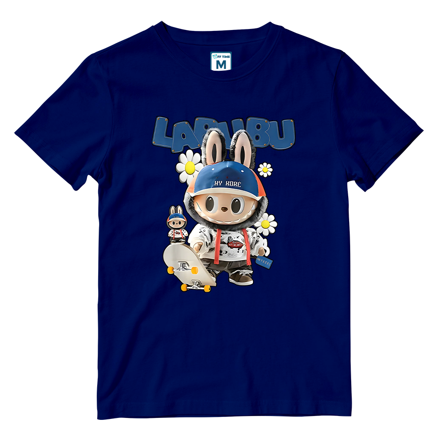 Cotton Shirt: Funny Labubu Labubu Party Men Boy