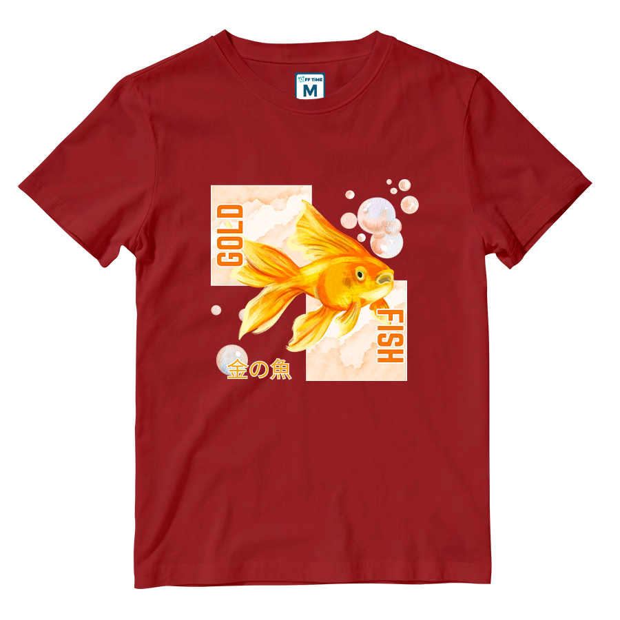 Cotton Shirt: GOLD FISH
