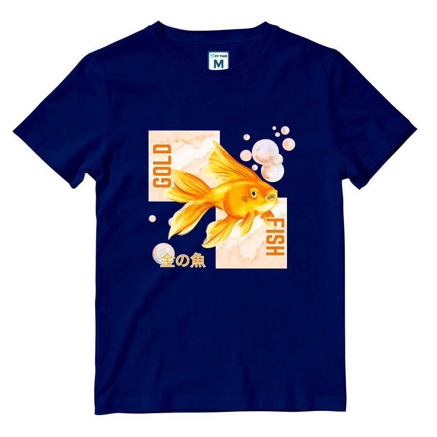 Cotton Shirt: GOLD FISH
