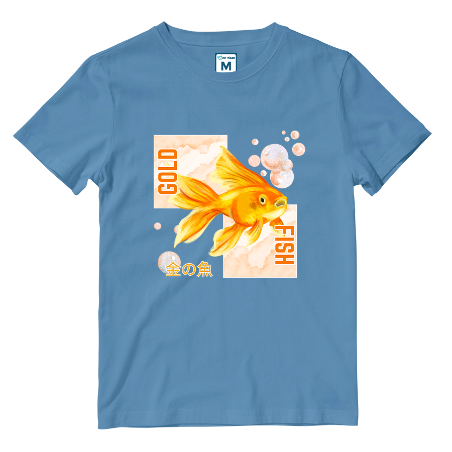 Cotton Shirt: GOLD FISH