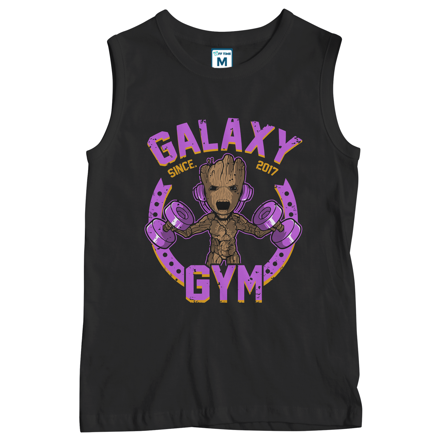 Sleeveless Drifit Shirt: Galaxy Gym