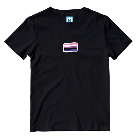 Cotton Shirt: Genderfluid Flag