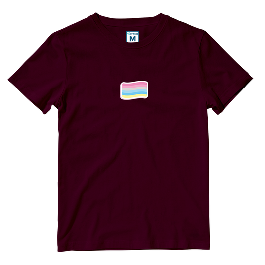 Cotton Shirt: Genderflux Flag