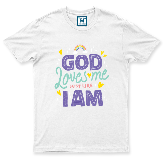 C.Spandex Shirt: God Loves Me Just Like I Am