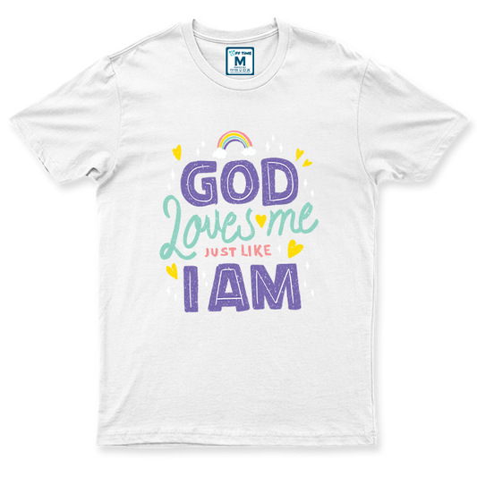 C.Spandex Shirt: God Loves Me Just Like I Am