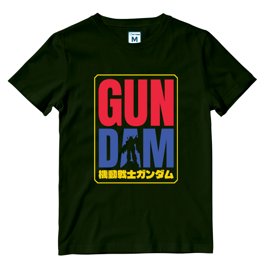 Cotton Shirt: Gundam Colored Silhouette