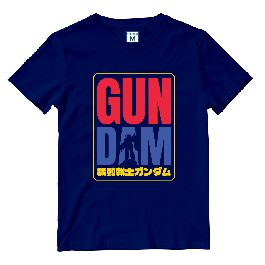 Cotton Shirt: Gundam Colored Silhouette