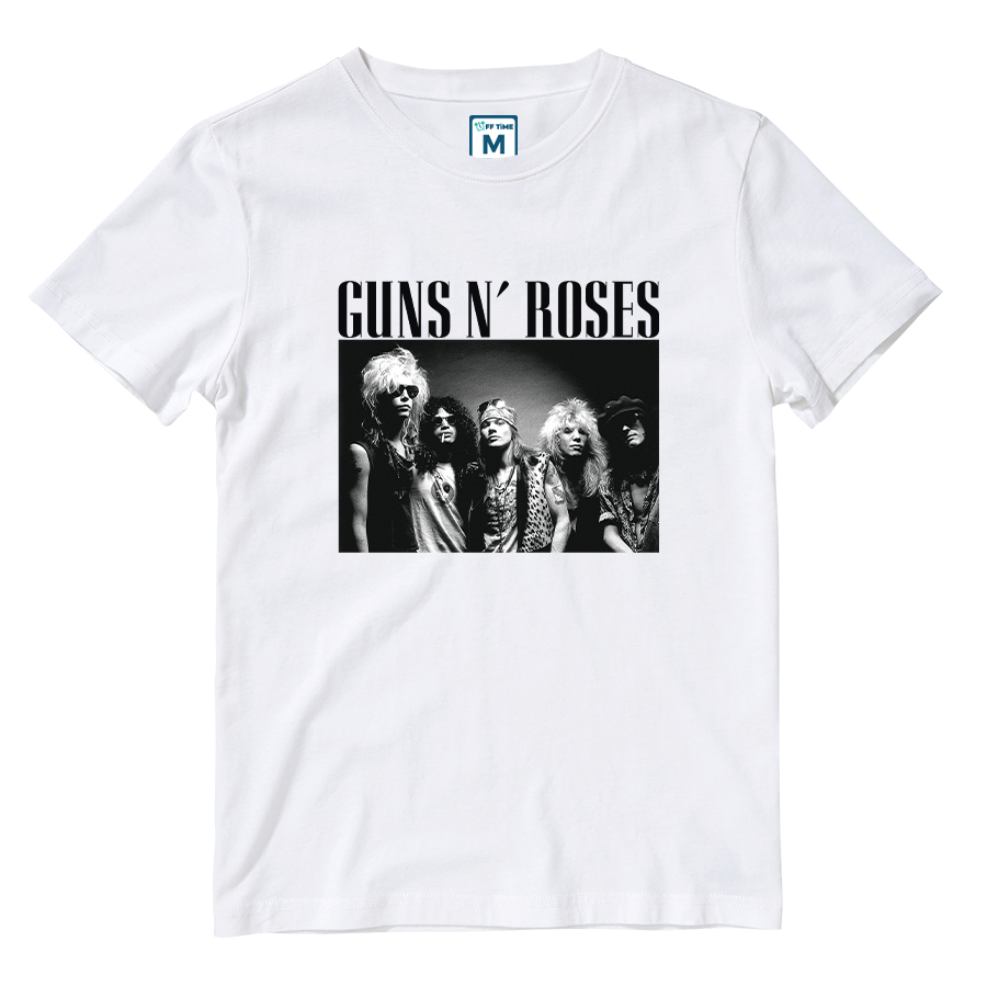 Cotton Shirt: Guns N Roses Monochrome