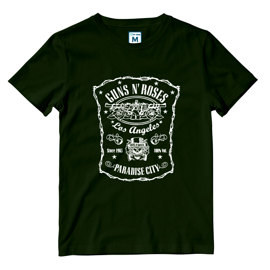 Cotton Shirt: Guns and Roses Thorns