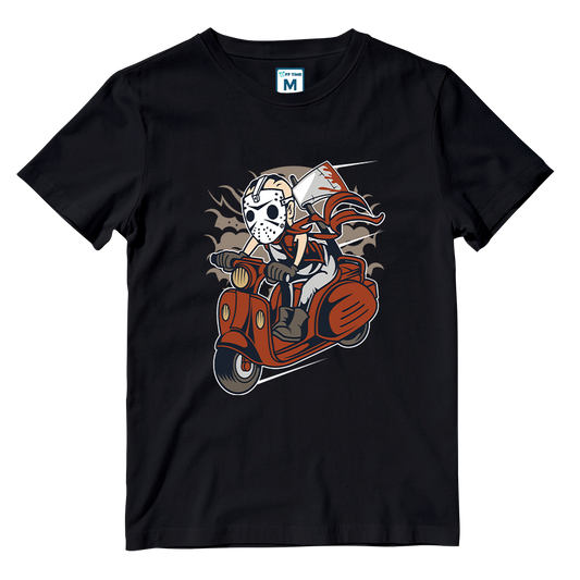 Cotton Shirt: Halloween Scooter