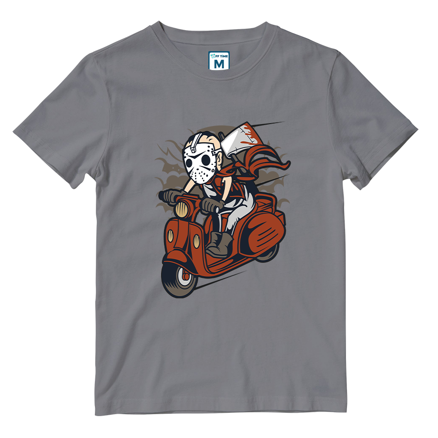 Cotton Shirt: Halloween Scooter