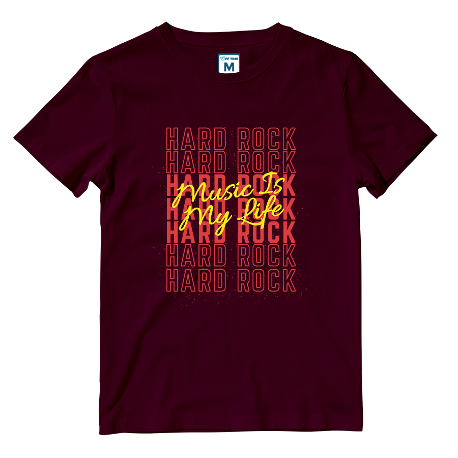 Cotton Shirt: Hard Rock Music is My Life