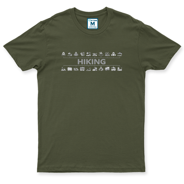 Drifit Shirt: Hiking Icons
