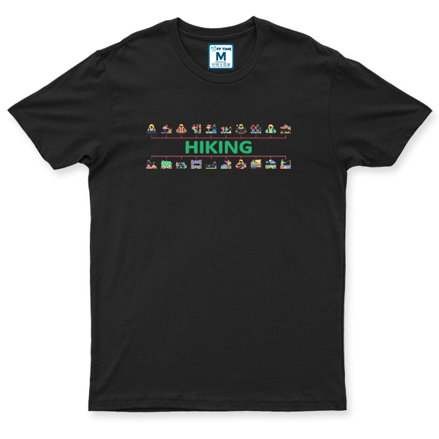 Drifit Shirt: Hiking Icons