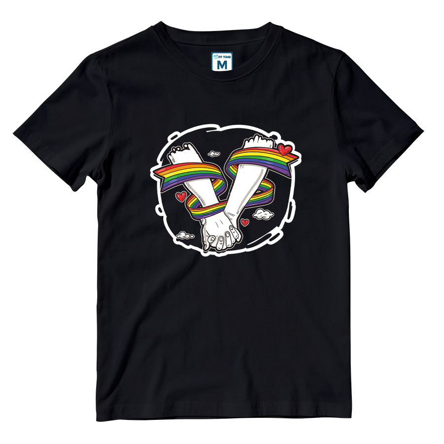 Cotton Shirt: Holding Hands