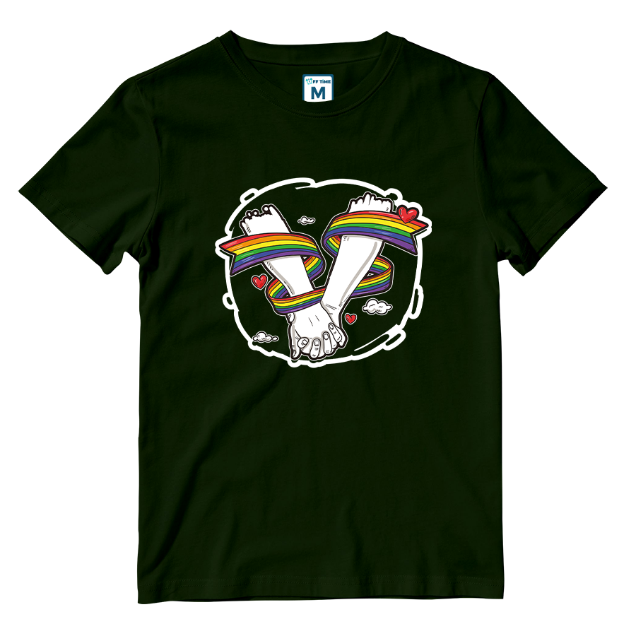 Cotton Shirt: Holding Hands