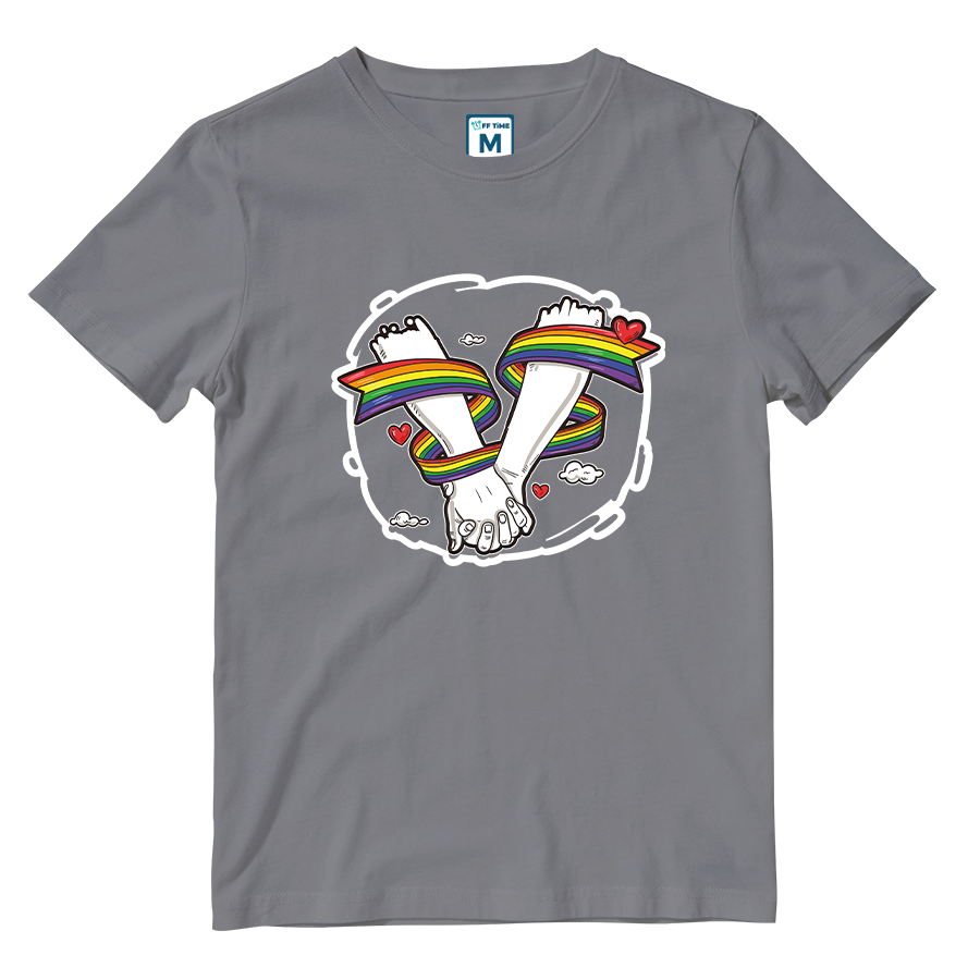 Cotton Shirt: Holding Hands