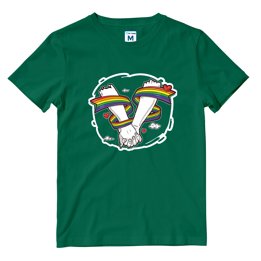 Cotton Shirt: Holding Hands