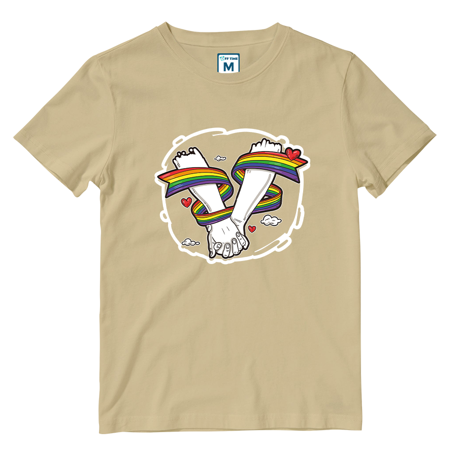 Cotton Shirt: Holding Hands
