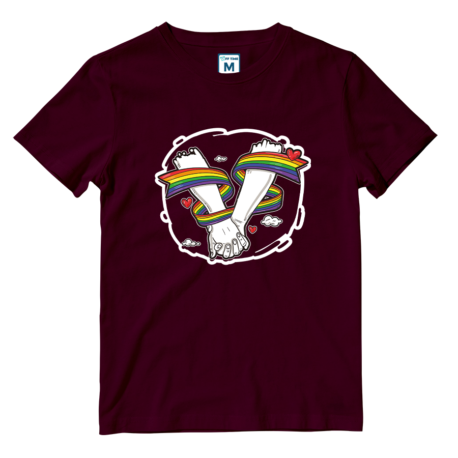 Cotton Shirt: Holding Hands