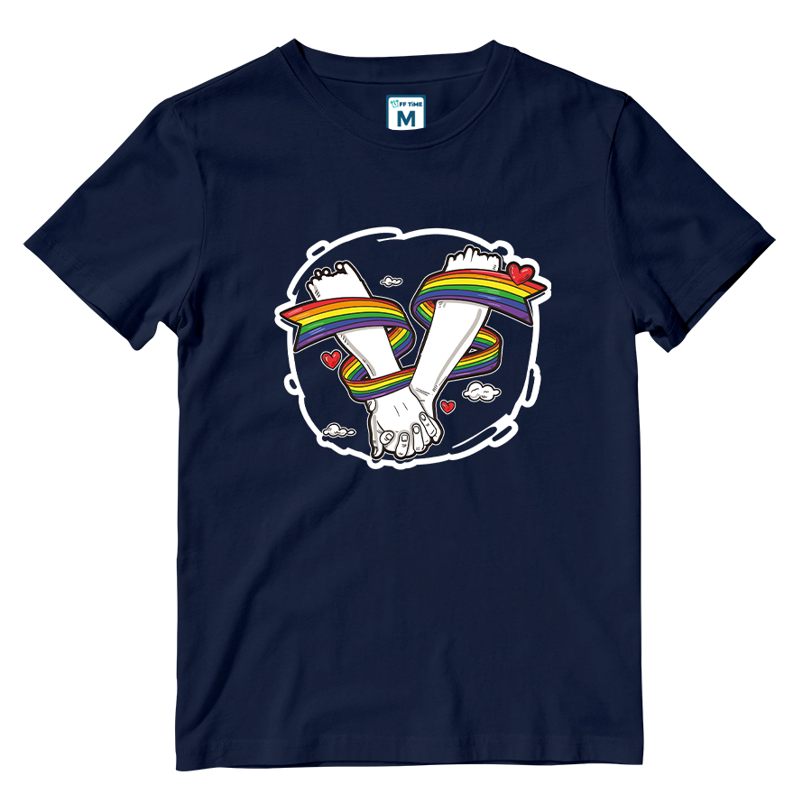 Cotton Shirt: Holding Hands