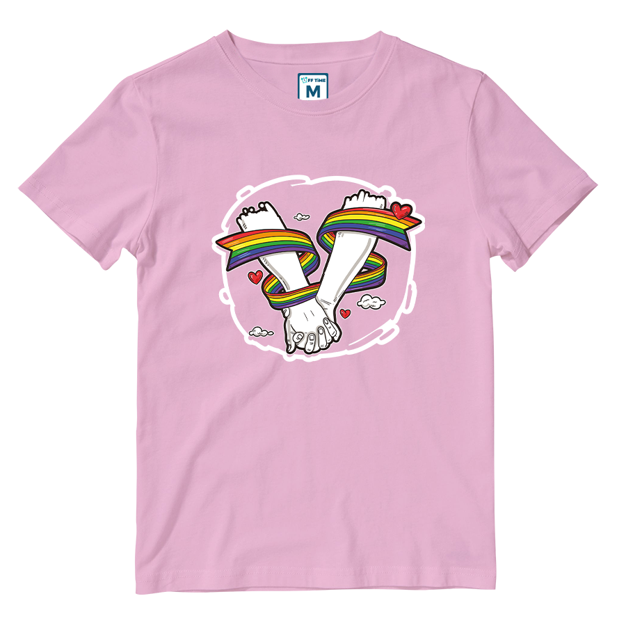 Cotton Shirt: Holding Hands