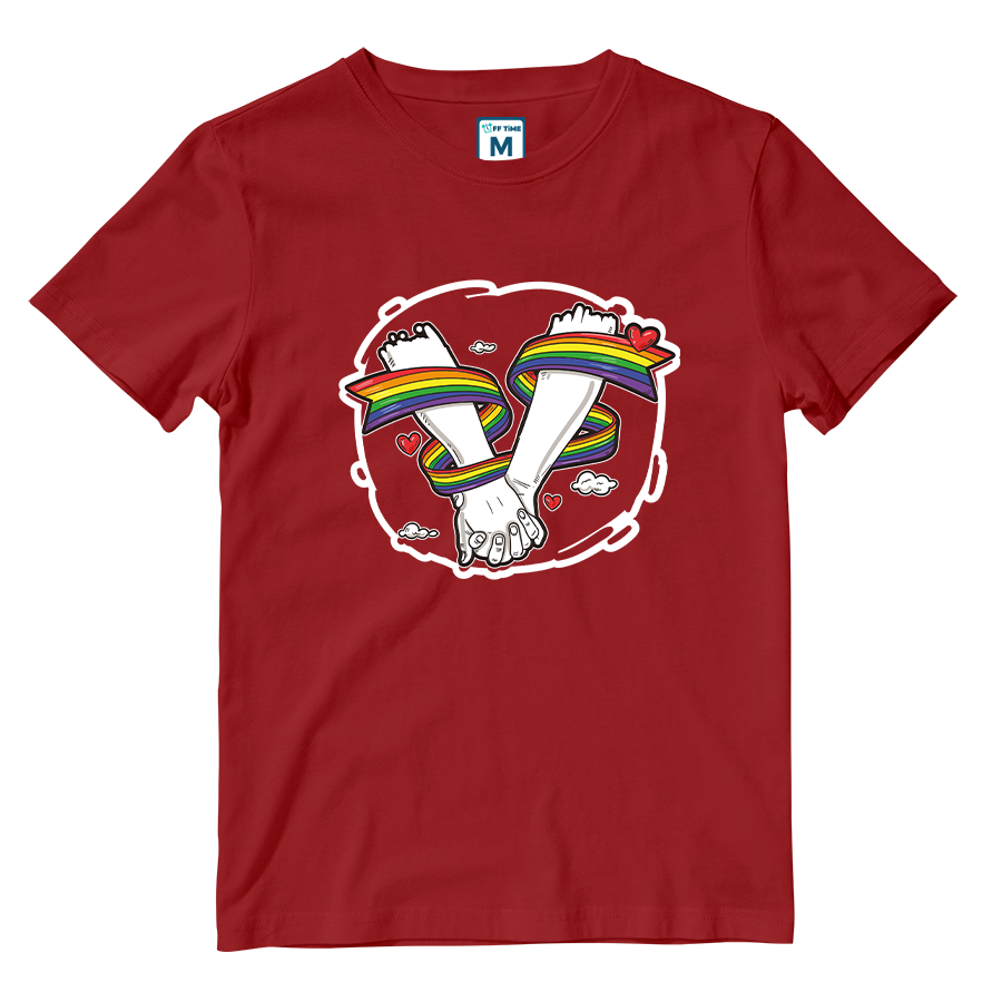 Cotton Shirt: Holding Hands
