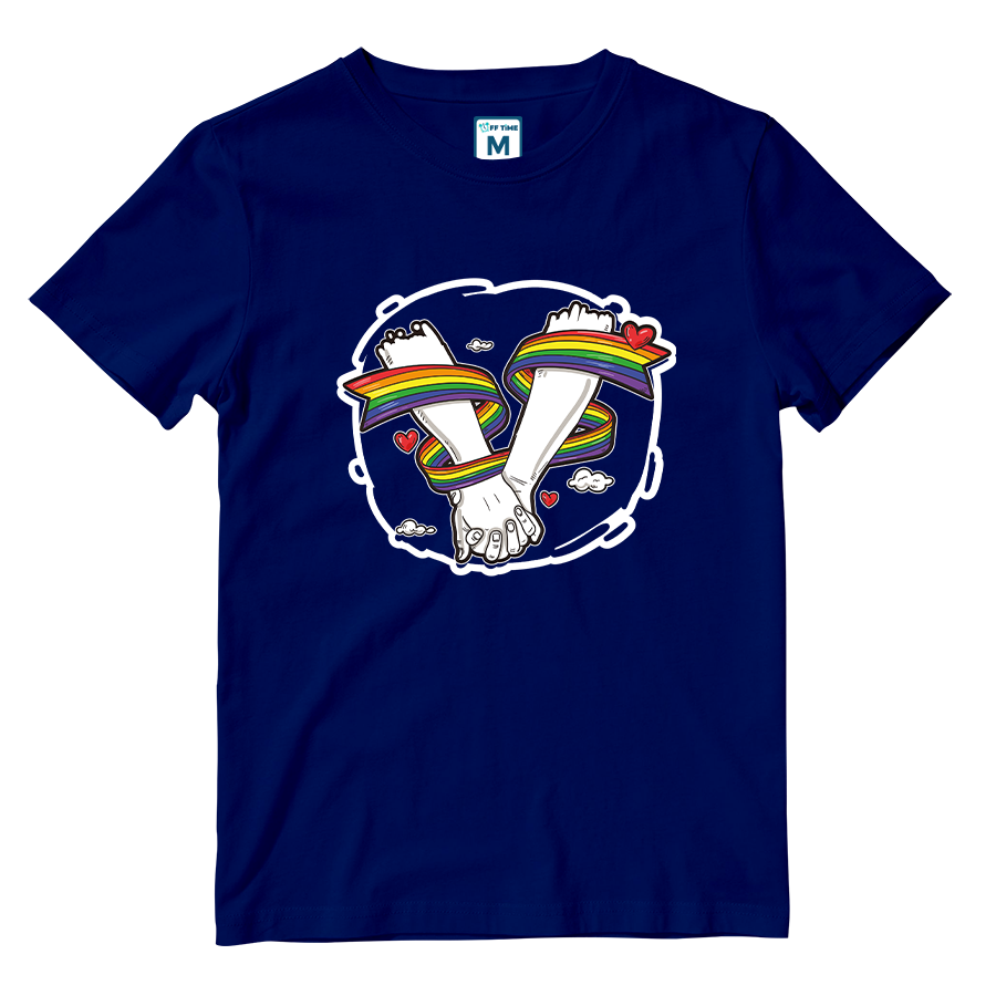 Cotton Shirt: Holding Hands