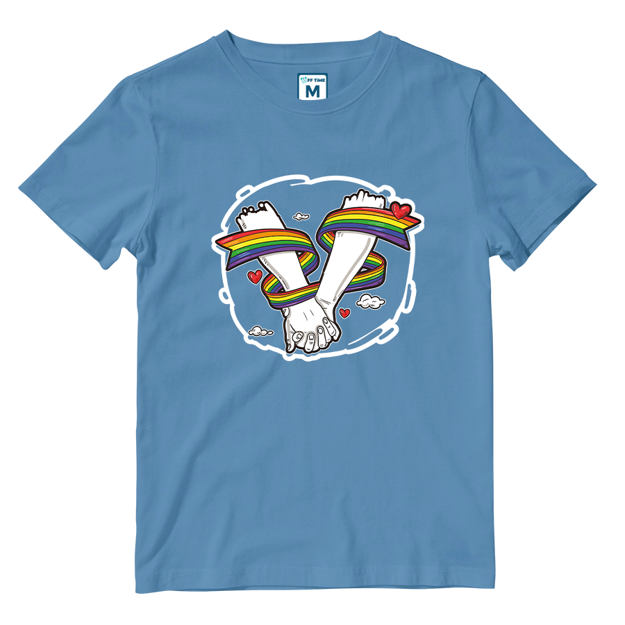 Cotton Shirt: Holding Hands