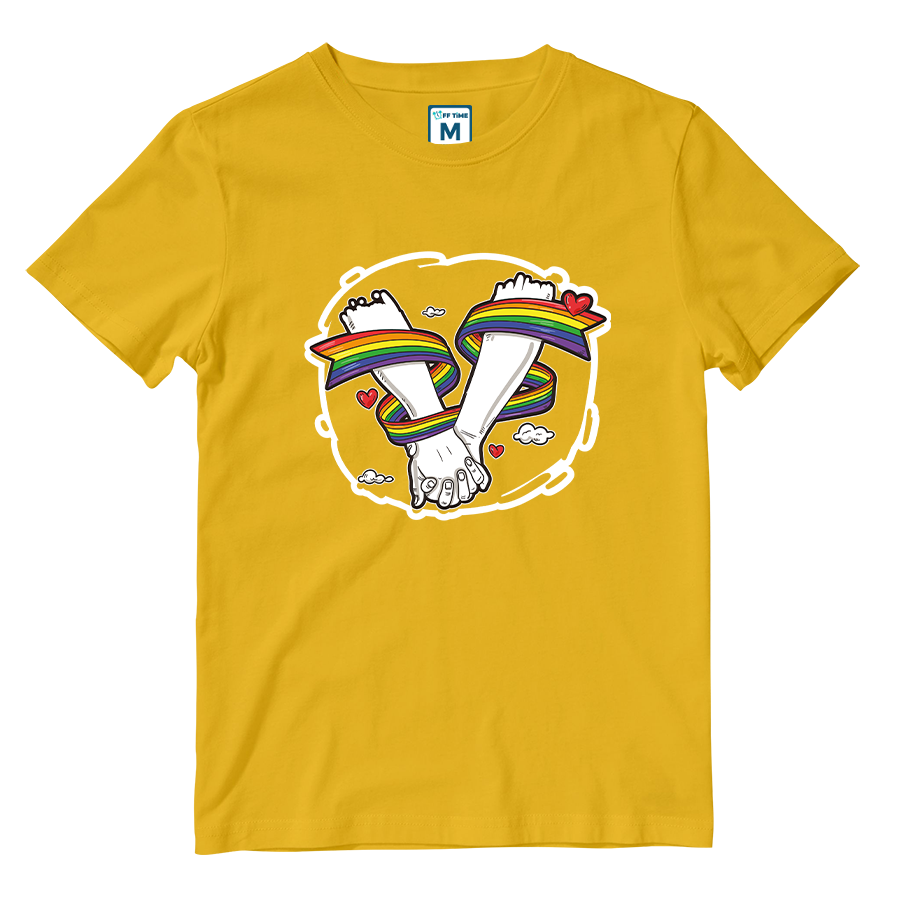 Cotton Shirt: Holding Hands