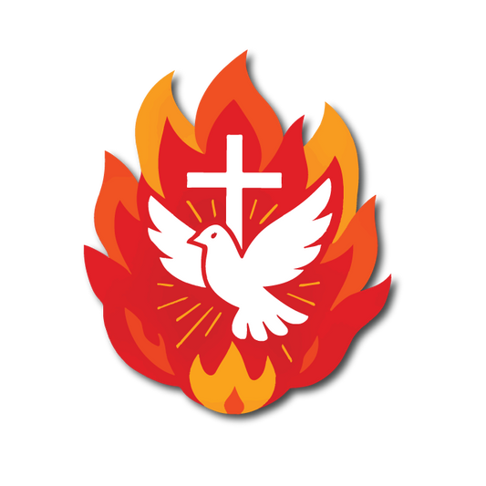 Acrylic Vehicle Badge: Holy Spirit