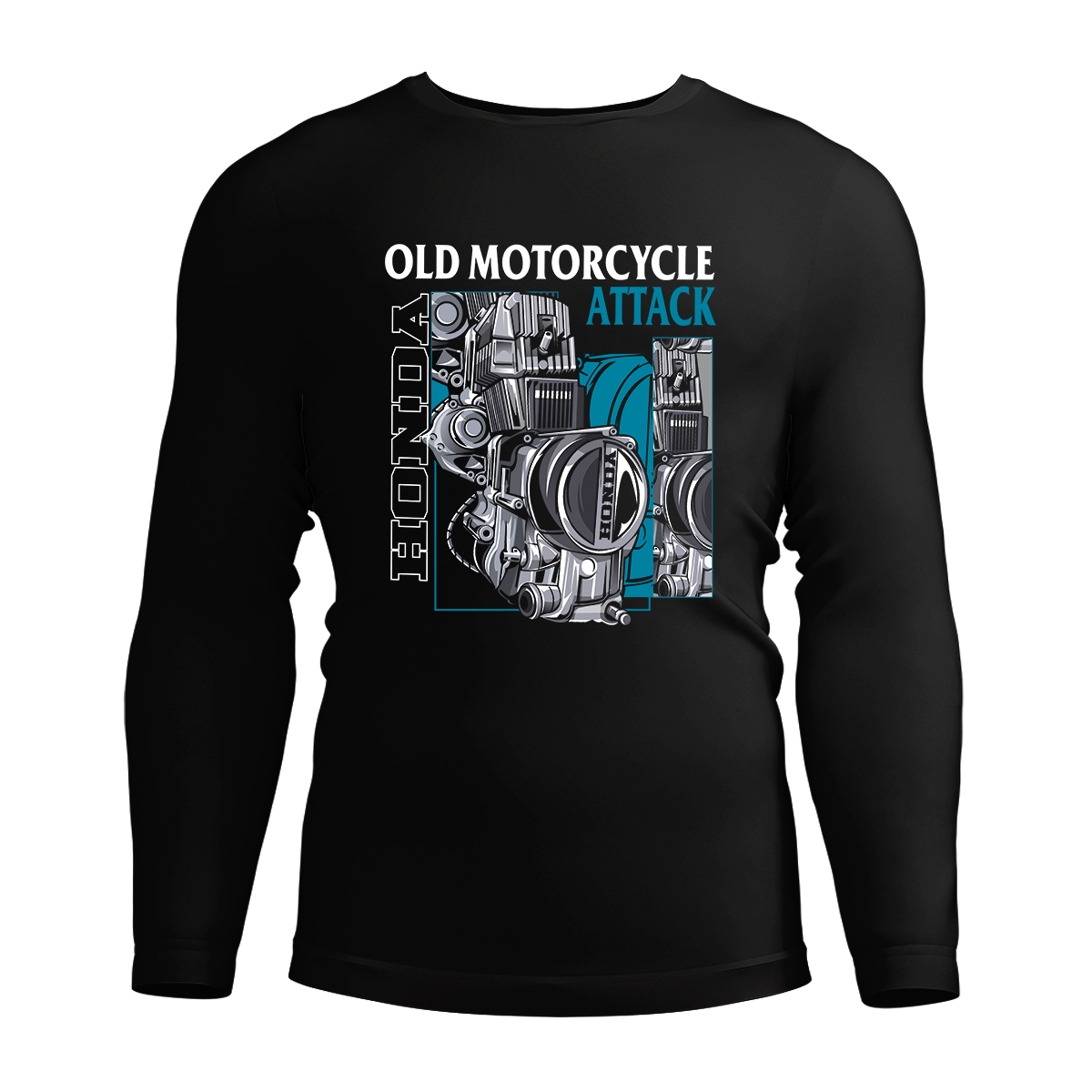 Long Sleeve Drifit Shirt: Honda Attack