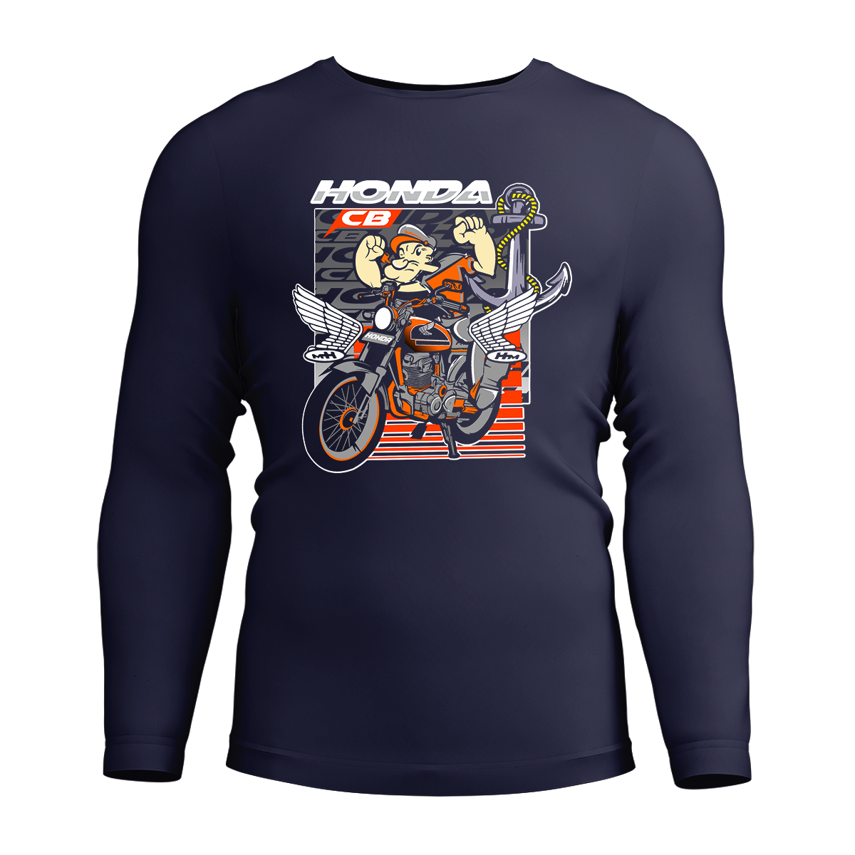 Long Sleeve Drifit Shirt: Honda CB