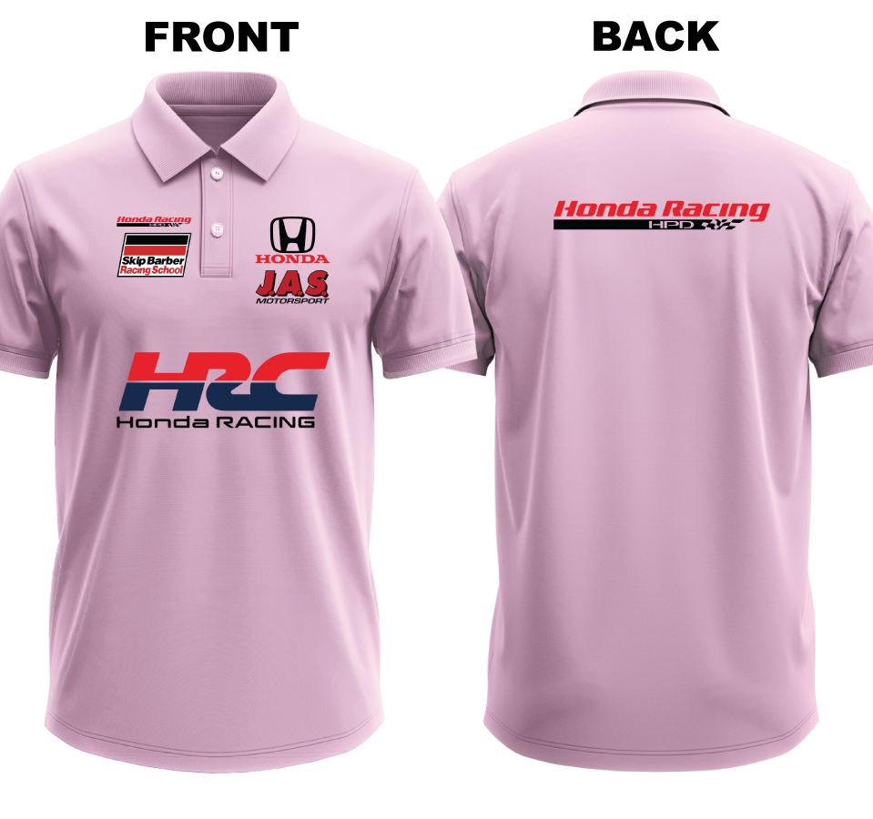 Drifit Polo Shirt: Honda HRC (Front and Back)