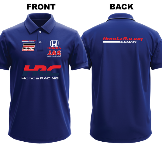Drifit Polo Shirt: Honda HRC (Front and Back)