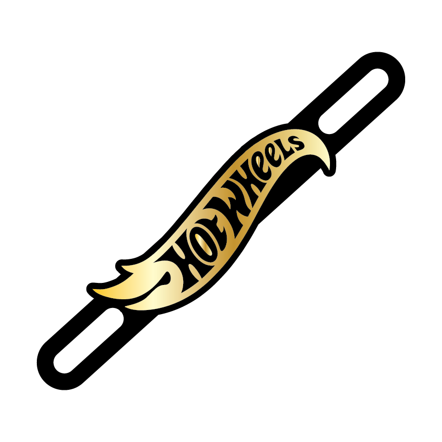 Motorcycle Plate Badge: Hot Wheels