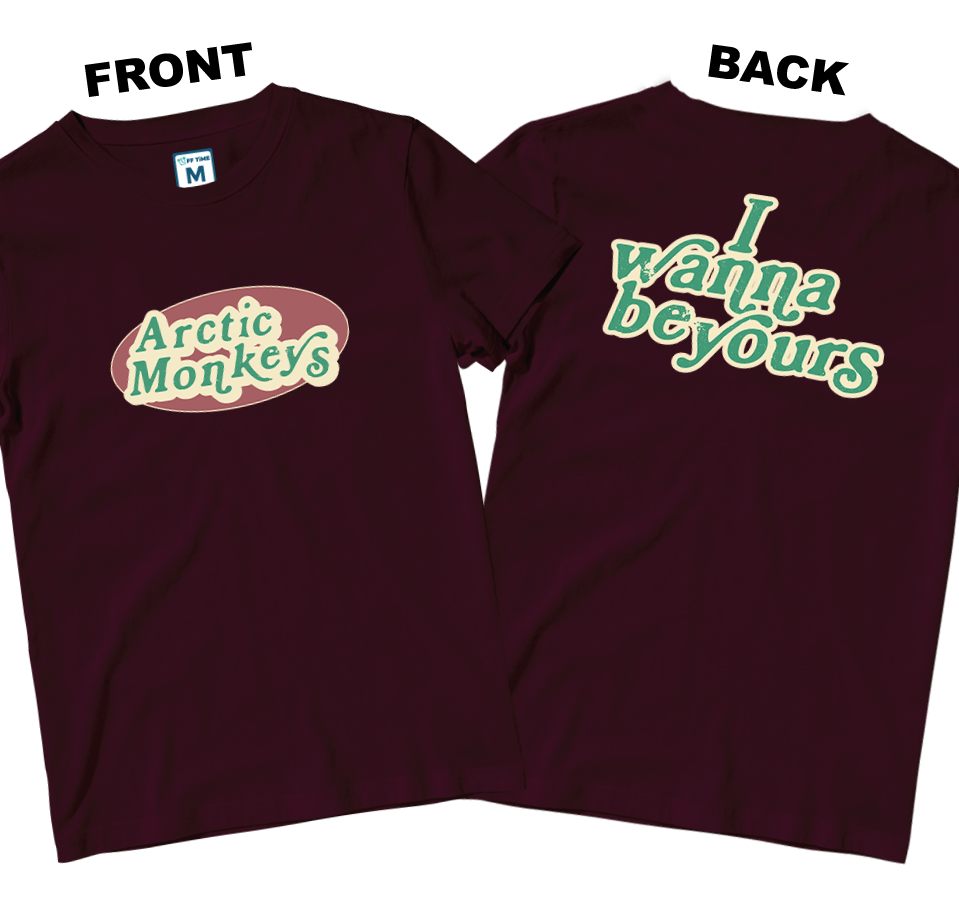 Cotton Shirt: I Wanna Be Yours (Front and Back)