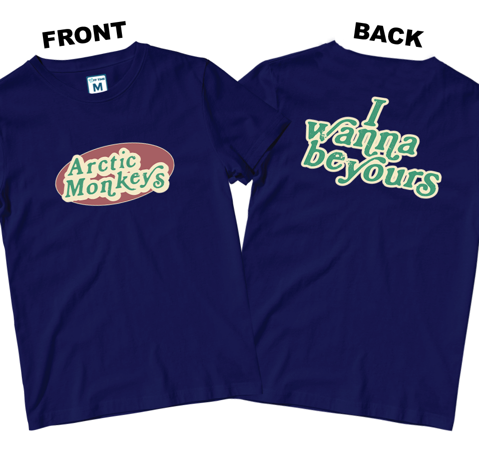 Cotton Shirt: I Wanna Be Yours (Front and Back)
