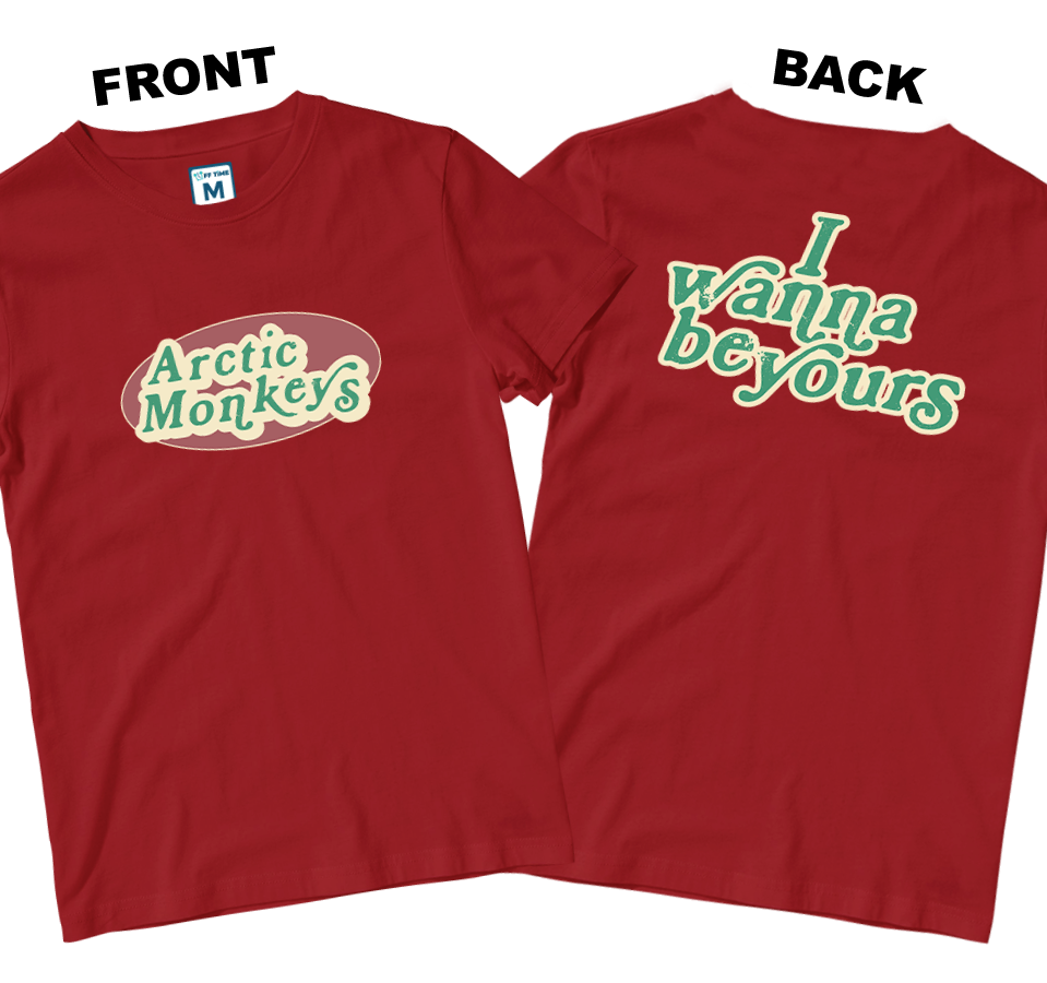Cotton Shirt: I Wanna Be Yours (Front and Back)