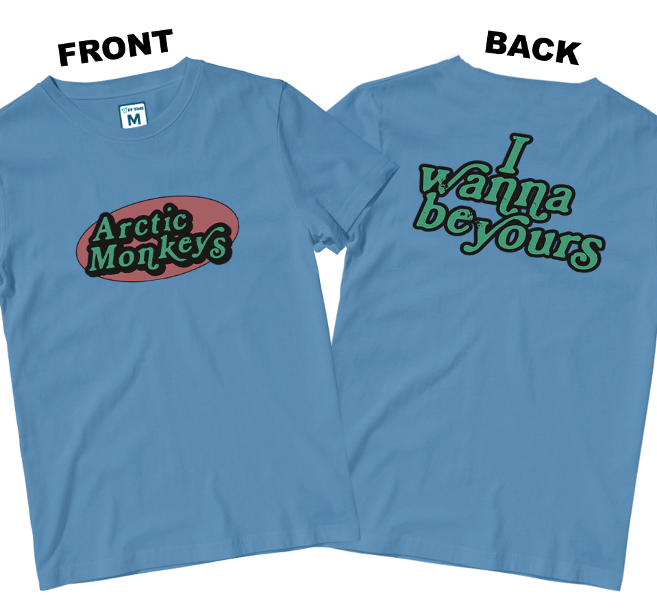 Cotton Shirt: I Wanna Be Yours (Front and Back)