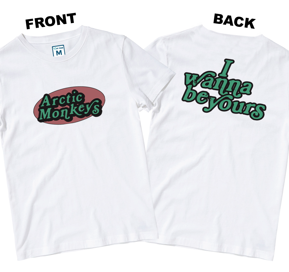 Cotton Shirt: I Wanna Be Yours (Front and Back)