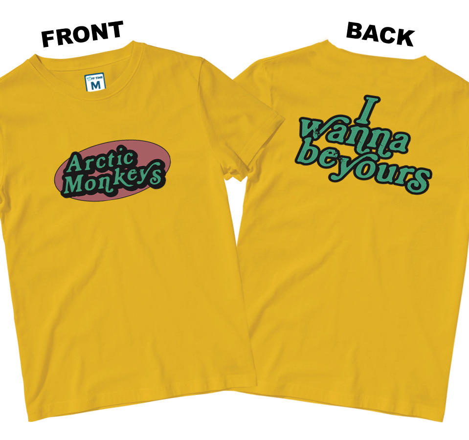 Cotton Shirt: I Wanna Be Yours (Front and Back)