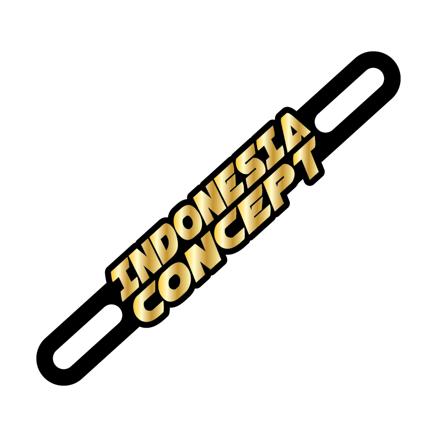 Motorcycle Plate Badge: Indonesia Concept