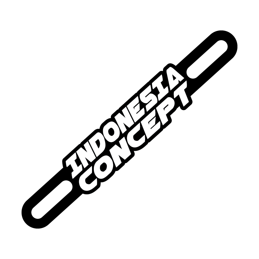 Motorcycle Plate Badge: Indonesia Concept