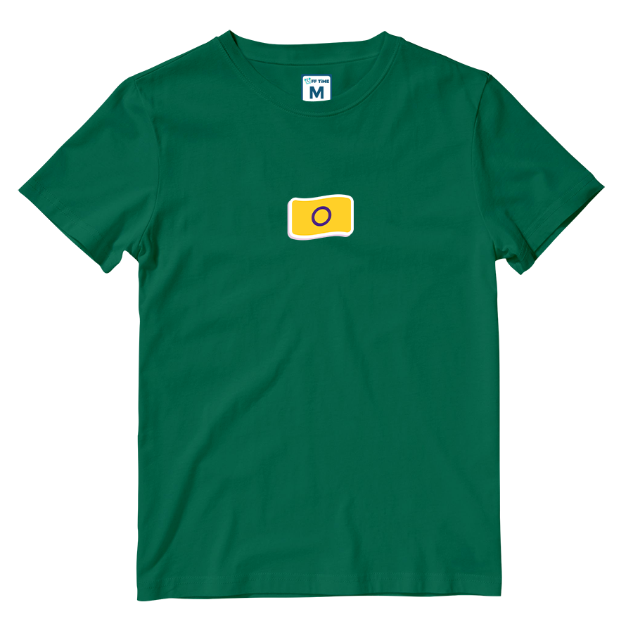 Cotton Shirt: Intersex Flag