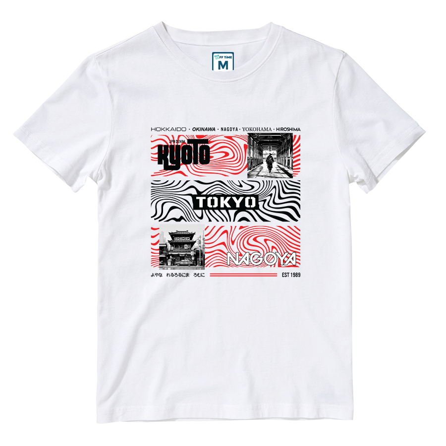 Cotton Shirt: Japan Cities