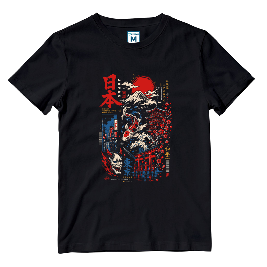 Cotton Shirt: Japan Koi
